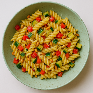 Fusilli con Peperoni e Zucchine